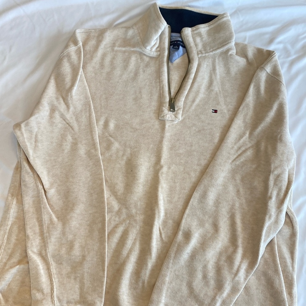 Men’s Tommy Hilfiger Cream Sweater XL